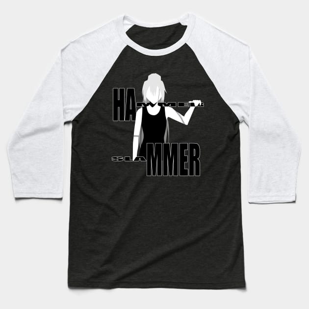 HAmmer slaMMER Baseball T-Shirt by SilentShanin